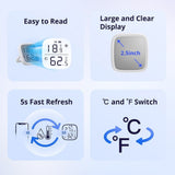 Senzor de temperatura si umiditate Sonoff SNZB-02D, Zigbee 3.0