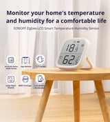 Senzor de temperatura si umiditate Sonoff SNZB-02D, Zigbee 3.0