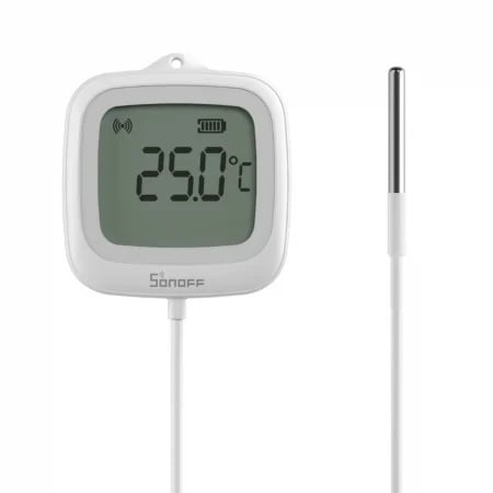 Senzor de temperatura si umiditate Sonoff SNZB-02LD, Zigbee 3.0