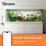Senzor de temperatura si umiditate Sonoff SNZB-02LD, Zigbee 3.0
