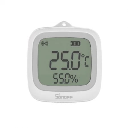 Senzor de temperatura si umiditate Sonoff SNZB-02WD, Zigbee 3.0