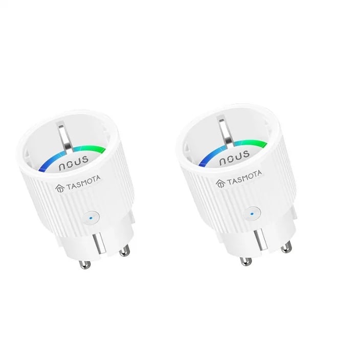 Set de 2 prize WiFi NOUS A8T, 10A - Tasmota, ESP32