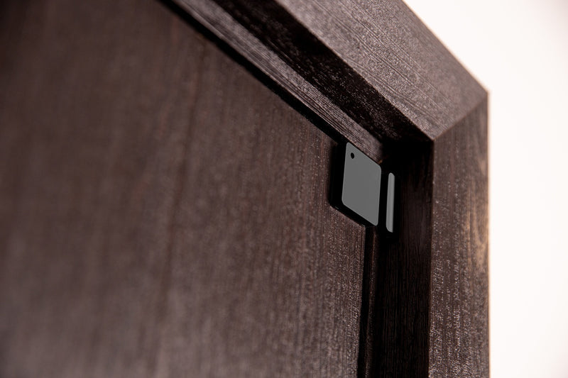 Shelly BLU Door/Window ZB Black – Senzor Inteligent Zigbee pentru Uși și Ferestre, Detectare Deschidere și Înclinare