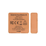 Shelly BLU Door/Window ZB Brown – Senzor Inteligent Zigbee pentru Uși și Ferestre, Detectare Deschidere și Înclinare