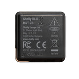 Shelly BLU H&T ZB Black – Senzor Inteligent de Temperatură și Umiditate, Zigbee 3.0, Autonomie 3 Ani