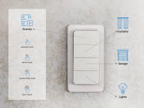 Shelly BLU RC Button 4 ZB – Telecomandă Inteligentă Zigbee 3.0, 4 Butoane, Control Scene și Dispozitive