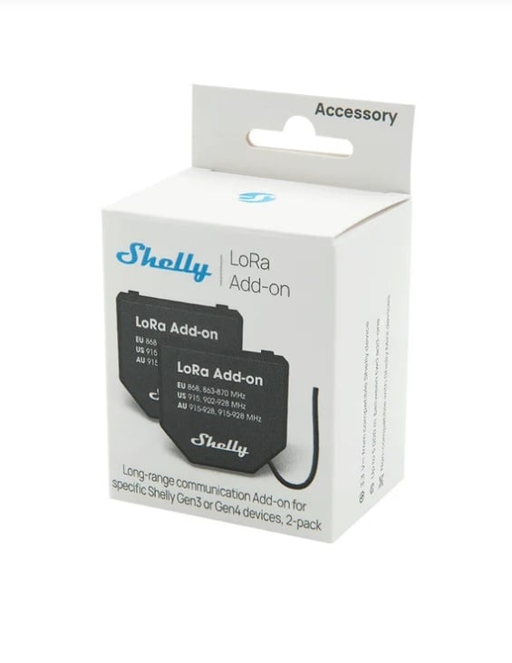 Shelly LoRa Add-On 2-Pack