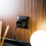Shelly Plug M Gen3 Black – Priză Inteligentă Wi-Fi și Bluetooth, Monitorizare Energie, Procesor Shelly chip, Control Local și Automatizări, 16A