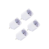 Shelly Plug M Gen3 (Pachet 4 prize)– Priză Inteligentă Wi-Fi și Bluetooth, Monitorizare Energie, Procesor Shelly chip, Control Local și Automatizări, 16A