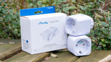Shelly Plug M Gen3 (Pachet de 2 prize)– Priză Inteligentă Wi-Fi și Bluetooth, Monitorizare Energie, Procesor Shelly chip, Control Local și Automatizări, 16A