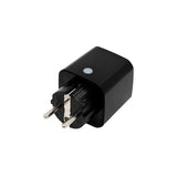Shelly Plug PM Gen3 Black – Priză Inteligentă cu Monitorizare Consum, Wi-Fi & Bluetooth, 2500W, Noua Generație Gen3