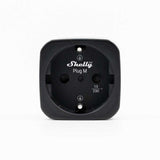 Shelly Plug PM Gen3 Black – Priză Inteligentă cu Monitorizare Consum, Wi-Fi & Bluetooth, 2500W, Noua Generație Gen3