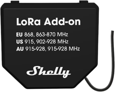 Shelly Pro LoRa Add-on – Modul de Extensie pentru Comunicații la Distanță Mare (LoRa), Compatibil cu Seria Shelly Pro