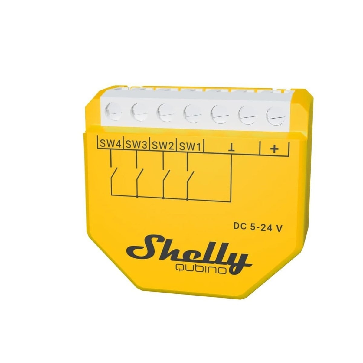 Shelly Qubino Wave i4 DC – Modul activare scene Z-Wave