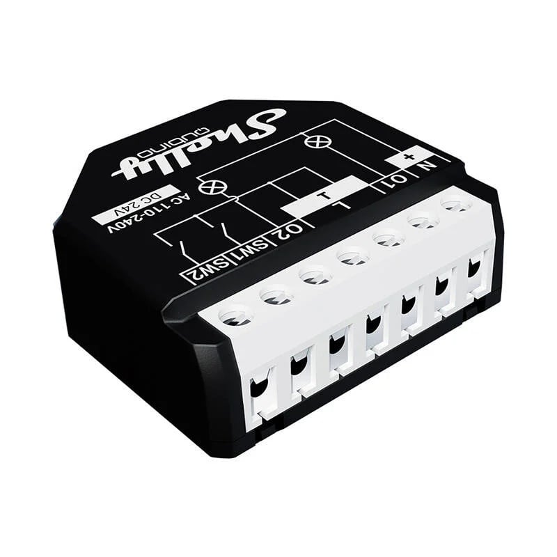 Shelly QUIBINO Wave Shutter - Comutator pentru controlul jaluzelelor, obloanelor si a usilor automate, Z-Wave, 2 canale, 10A