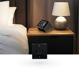 Shelly Socket for Wall Display Stand Black– Soclu pentru Montaj pe Stand al Shelly Wall Display, Negru