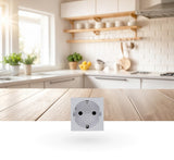 Shelly Socket for Wall Display Stand White – Soclu pentru Montaj pe Stand al Shelly Wall Display, Alb