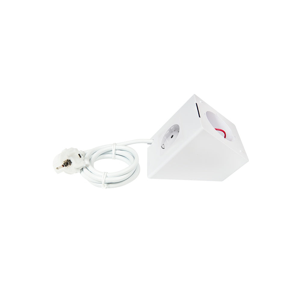 Shelly Socket for Wall Display Stand White – Soclu pentru Montaj pe Stand al Shelly Wall Display, Alb