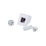 Shelly Socket for Wall Display Stand White – Soclu pentru Montaj pe Stand al Shelly Wall Display, Alb