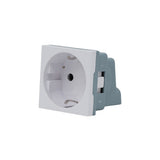Shelly Socket for Wall Display Stand White – Soclu pentru Montaj pe Stand al Shelly Wall Display, Alb