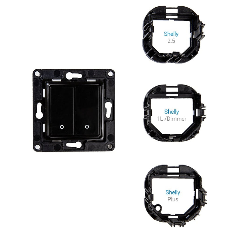 Shelly Wall Switch 2 - negru