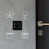 Shelly Wall Switch 4 - negru