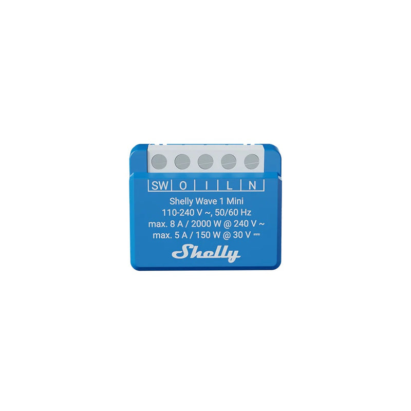 Shelly Wave 1 Mini LR – Releu inteligent Z-Wave Long Range pentru control automatizat