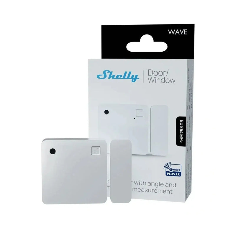Shelly Wave Door/Window LR – Senzor Inteligent Z-Wave pentru Uși și Ferestre, Tehnologie Long Range (LR)