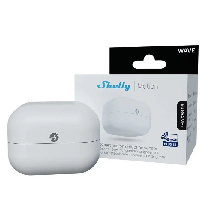 Shelly Wave Motion (2025) LR – Senzor de Mișcare Inteligent Z-Wave, Tehnologie Long Range și Monitorizare Mediu