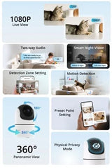 SONOFF CAM Pan-Tilt 2 – Camera de supraveghere inteligenta pentru interior