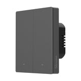 Sonoff M5-2C-80M – Întrerupător Inteligent Dublu cu Buton Fizic, 2 Canale, Protocol Matter, Seria SwitchMan (Tip 80)
