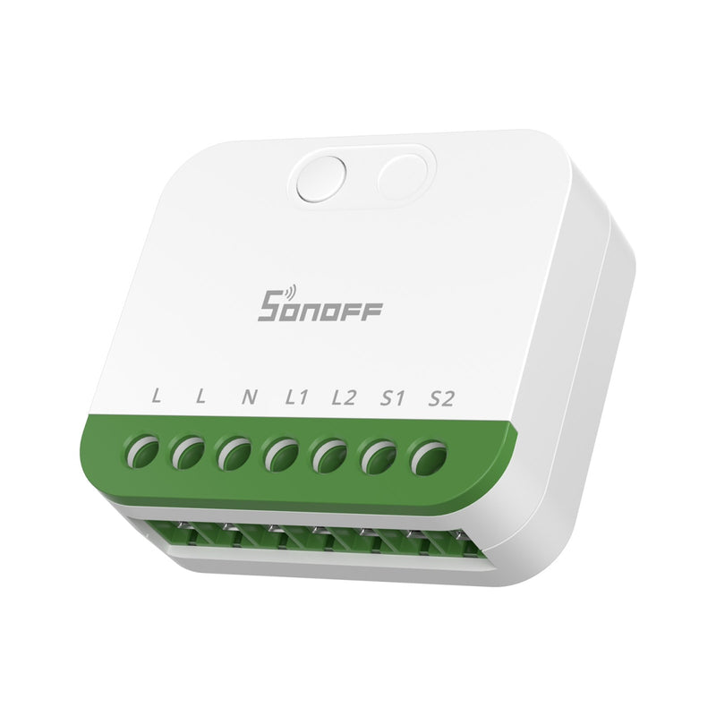 Sonoff MINI-2GS – Releu Inteligent Mini Zigbee 3.0, 10A, Montaj în Doză și Control Dual