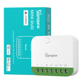 Sonoff MINI-2GS – Releu Inteligent Mini Zigbee 3.0, 10A, Montaj în Doză și Control Dual