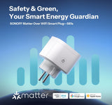 Sonoff S61STPF(EU) – Priză Inteligentă Matter cu Monitorizare Consum, Protecție la Suprasarcină și Control Wi-Fi