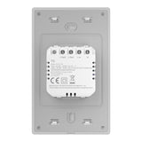Sonoff Smart Touch Wall Switch T5-2C-120 – Întrerupător Inteligent cu 2 Canale, Panou Tactil, Iluminare RGB și Feedback Haptic