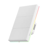 Sonoff Smart Touch Wall Switch T5-3C-120 – Întrerupător Inteligent cu 3 Canale, Panou Tactil, Iluminare RGB și Efecte Sonore