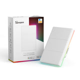 Sonoff Smart Touch Wall Switch T5-3C-120 – Întrerupător Inteligent cu 3 Canale, Panou Tactil, Iluminare RGB și Efecte Sonore