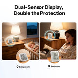 Sonoff SNZB-02DR2, AirGuard TH – Senzor de Temperatură și Umiditate Zigbee 3.0 cu Afișaj LCD și Monitorizare de la Distanță