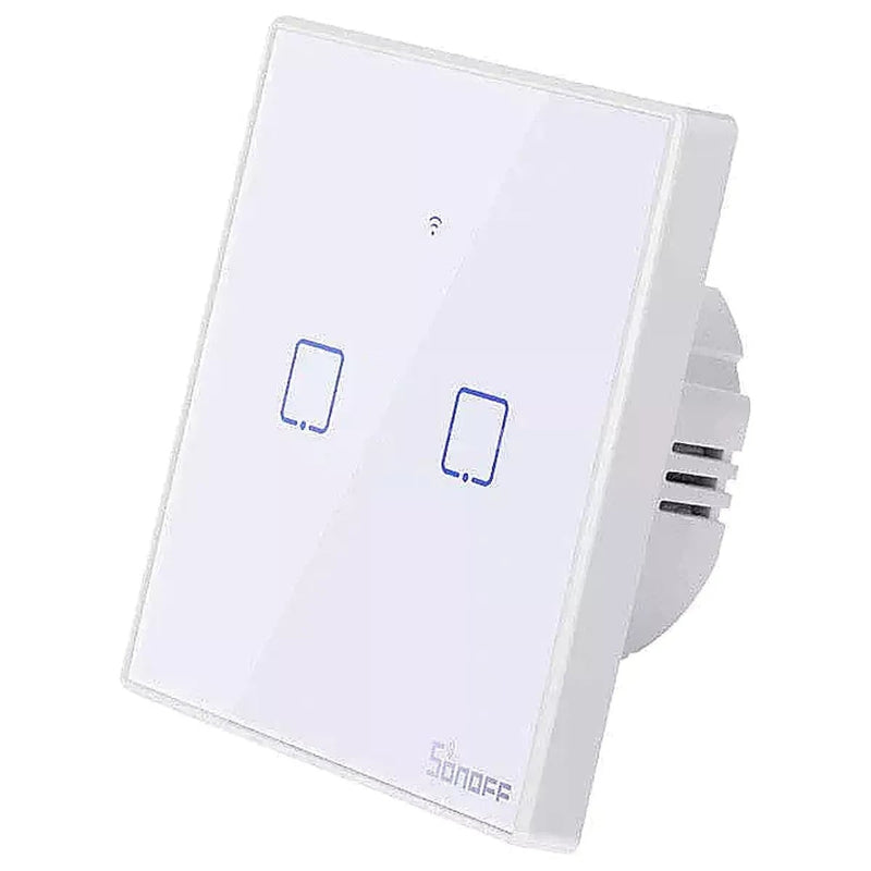 SONOFF T2EU2C-RF – Intrerupator inteligent tactil cu radiofrecventa, 2 canale