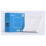 SONOFF T2EU2C-RF – Intrerupator inteligent tactil cu radiofrecventa, 2 canale