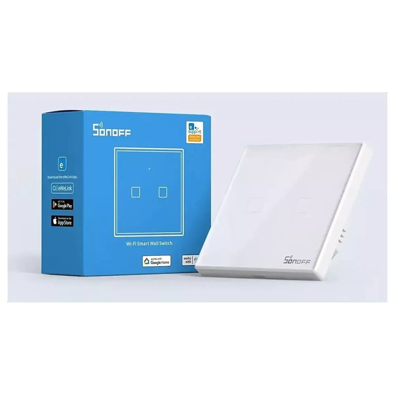 SONOFF T2EU2C-RF – Intrerupator inteligent tactil cu radiofrecventa, 2 canale
