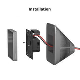 Suport de birou pentru Sonoff NSPanel și NSPanel Pro, Gri – Stand Ergonomic pentru Panouri de Control Tactile