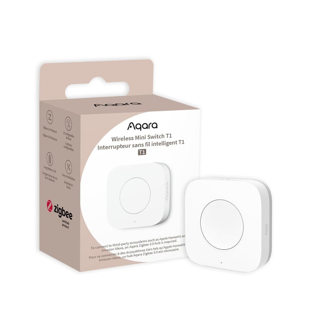 Telecomanda inteligenta Aqara Wireless Mini Switch T1