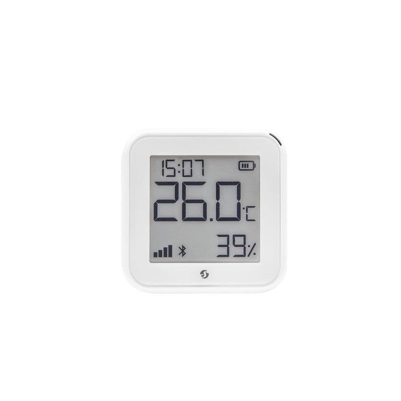 Termostat Shelly H&T Gen3 Matte White, ecran E-ink, WiFi, control aplicatie
