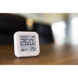 Termostat Shelly H&T Gen3 Matte White, ecran E-ink, WiFi, control aplicatie
