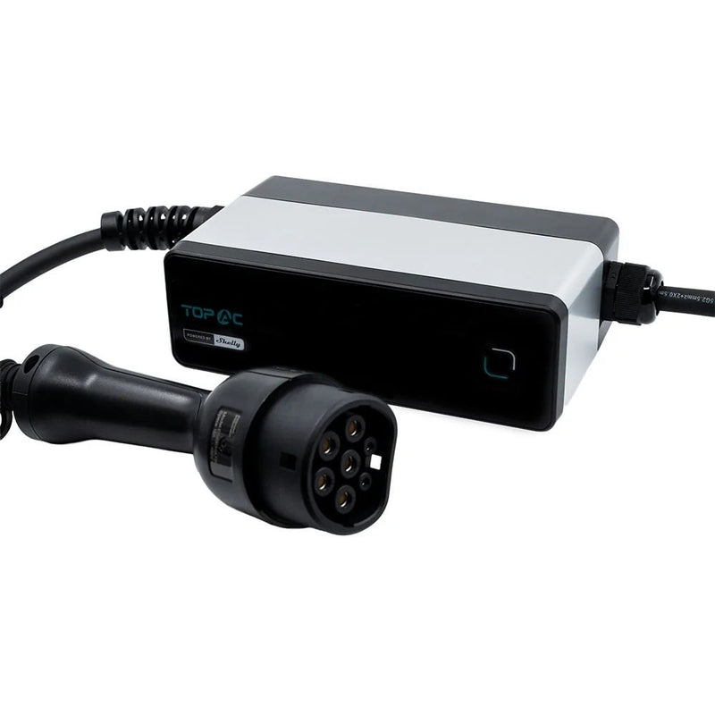 TopAC Portable EV Charger 11kW (EVE01-11R) – Stație de Încărcare Portabilă Trifazată, Tip 2, Curent Reglabil, Protecție IP65