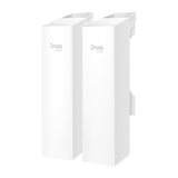TP-Link Omada EAP100-Bridge KIT – Kit Bridge Wireless Exterior 2.4 GHz, 300 Mbps, Transmisie până la 500m, IP65, Configurare Automată Plug-and-Play
