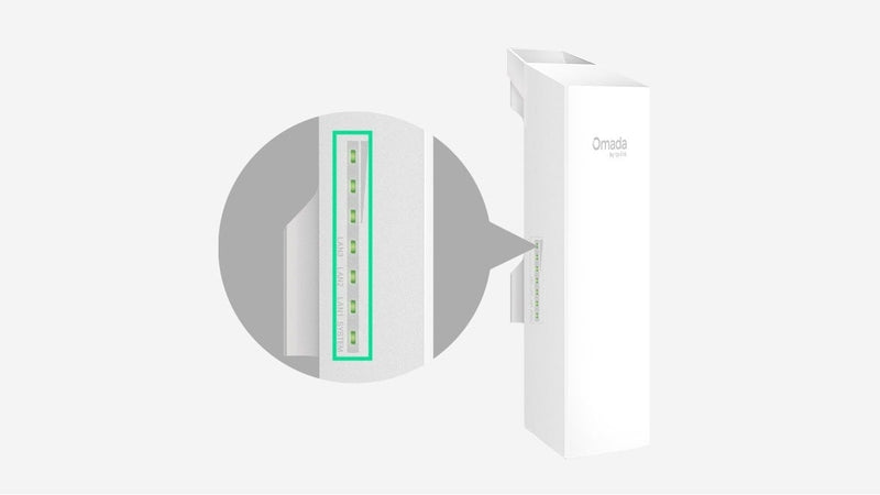 TP-Link Omada EAP100-Bridge KIT – Kit Bridge Wireless Exterior 2.4 GHz, 300 Mbps, Transmisie până la 500m, IP65, Configurare Automată Plug-and-Play
