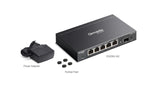 TP-Link Omada ES206X-M2 – Switch Smart Managed cu 5 Porturi 2.5G Multi-Gigabit și 1 Port 10G SFP+, Gestiune Centralizată Omada SDN