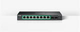 TP-Link Omada ES210X-M2 – Switch Smart Managed cu 8 Porturi 2.5G Multi-Gigabit și 2 Porturi 10G SFP+, Gestiune Centralizată Omada SDN
